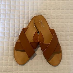 Brown sandals